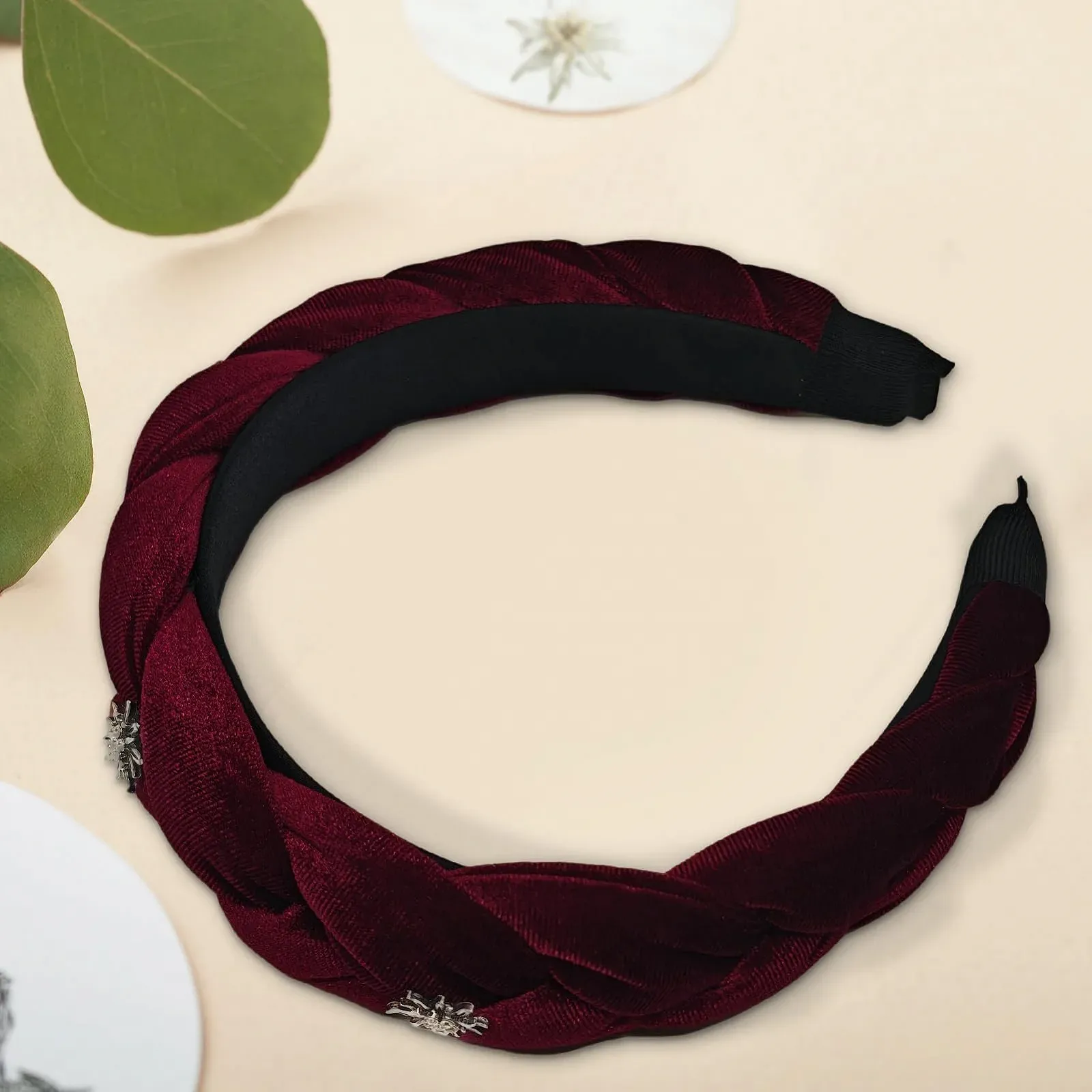 Обруч для волосся плетений Dirndl Оксамитовий, фото №3