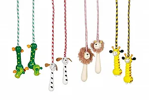 Купити Скакалка GoKi Pure Animals з дерев'яними ручками Тварини - Фото 1 Скакалка GoKi Pure Animals з дерев'яними ручками Тварини - Фото 1