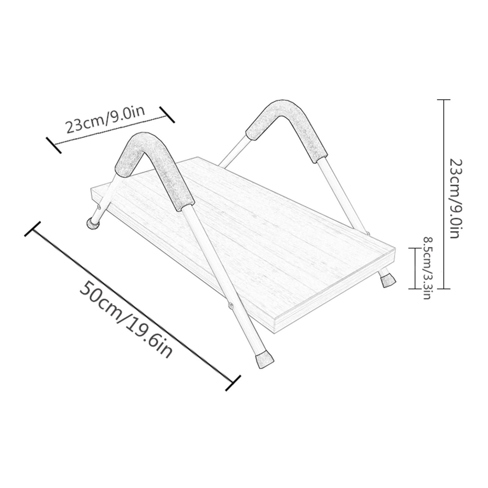 Подставка для ноутбука Поддержка настольного компьютера Подставка для корпуса ПК Бытовая полка для хранения Подставка для компьютерного процессора Tower с боковым металлическим кронштейном (A), фото №2