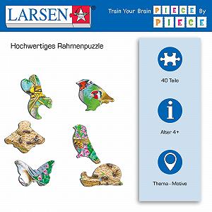 Пазл Larsen FH46 Life on the Forest Floor 40 деталей 36.5 x 28.5 см synthetic.ua - Фото 1