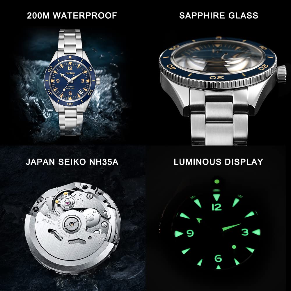 Чоловічий годинник Cadisen Automatic Minimalist з металевим ремінцем, фото №3