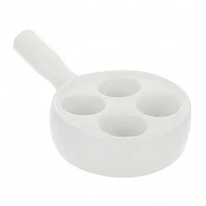 Форма для улиток TOYANDONA керамическая с эргономичной ручкой термостойкая с несколькими ячейками для морепродуктов - Фото 1