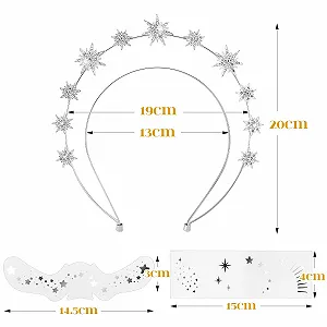 Обруч для волосся зі стразами Sta synthetic.ua - Фото 1