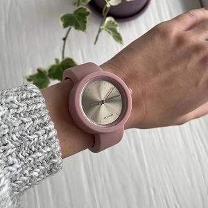 Женские силиконовые часы-конструктор actimer пудровый ремешок циферблат Metallic pink synthetic.ua - Фото 1