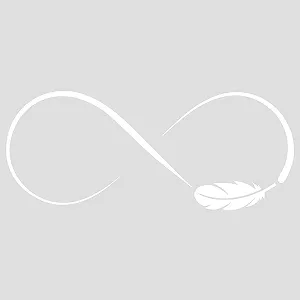 Наклейка на стіну GRAZDesign Infinity Sign з пером 138 x 57 см Біла ціна на synthetic.ua - Фото 1 Наклейка на стіну GRAZDesign Infinity Sign з пером 138 x 57 см Біла synthetic.ua - Фото 1