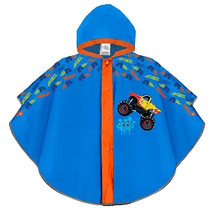 Дождевой плащ-пончо PERLETTI Светоотражающий для детей для малышей - Фото 1