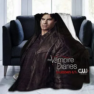 Покривало The Vampire Diaries YYXPDD Мікрофібра фланелева 204 x 153 см (80 x 60 дюймів) Terror-4 - Фото 1