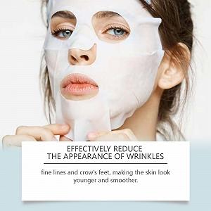 Маска Luuma Collagen, Нічна маска з колагеном, Зволожуюча нічна маска для обличчя (8 штук) synthetic.ua - Фото 1