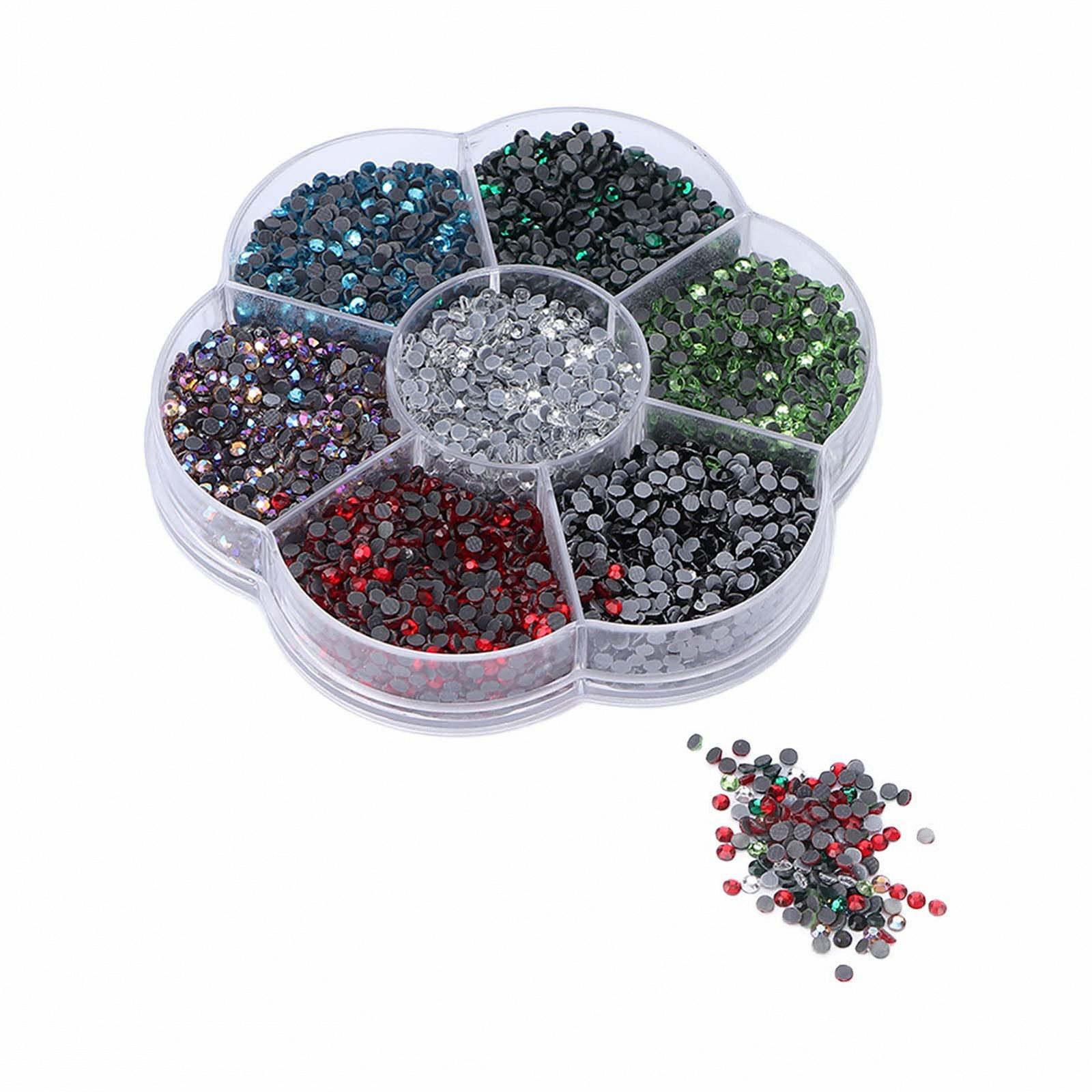 Стрази Круглі 7 кольорів, фото №4