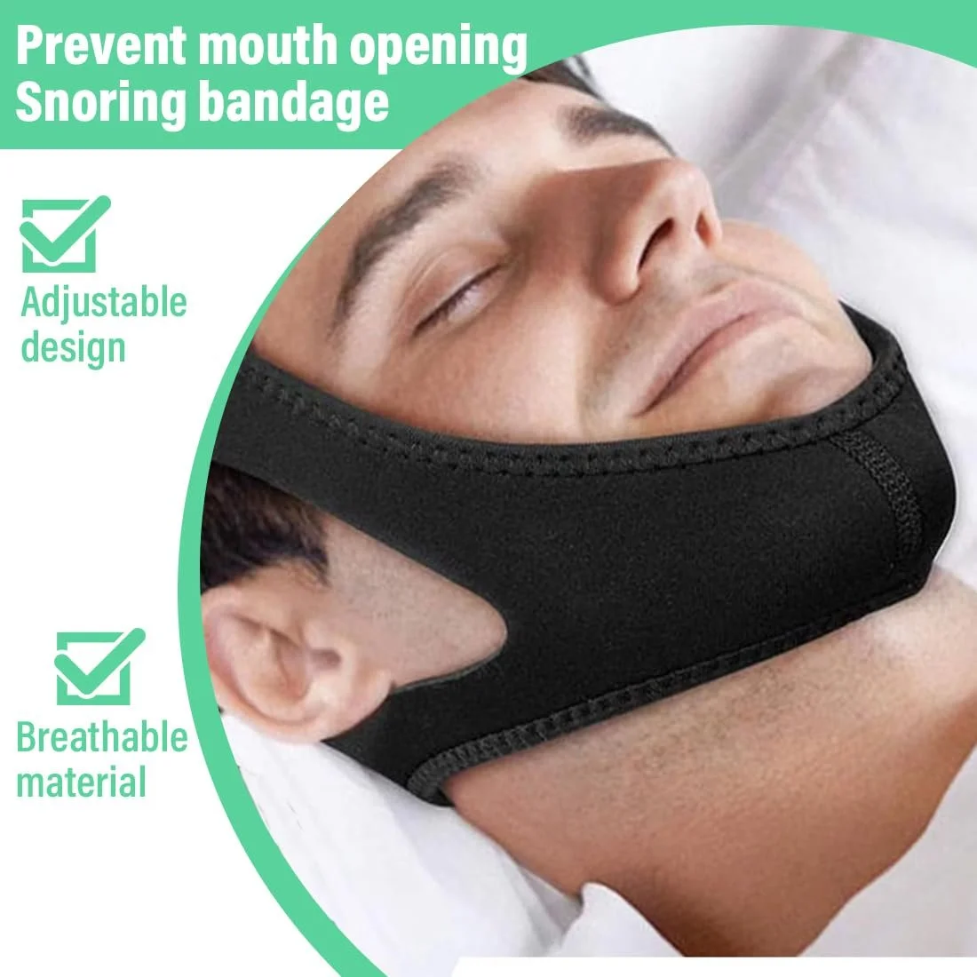 Ремінь для підборіддя проти хропіння, фото №4