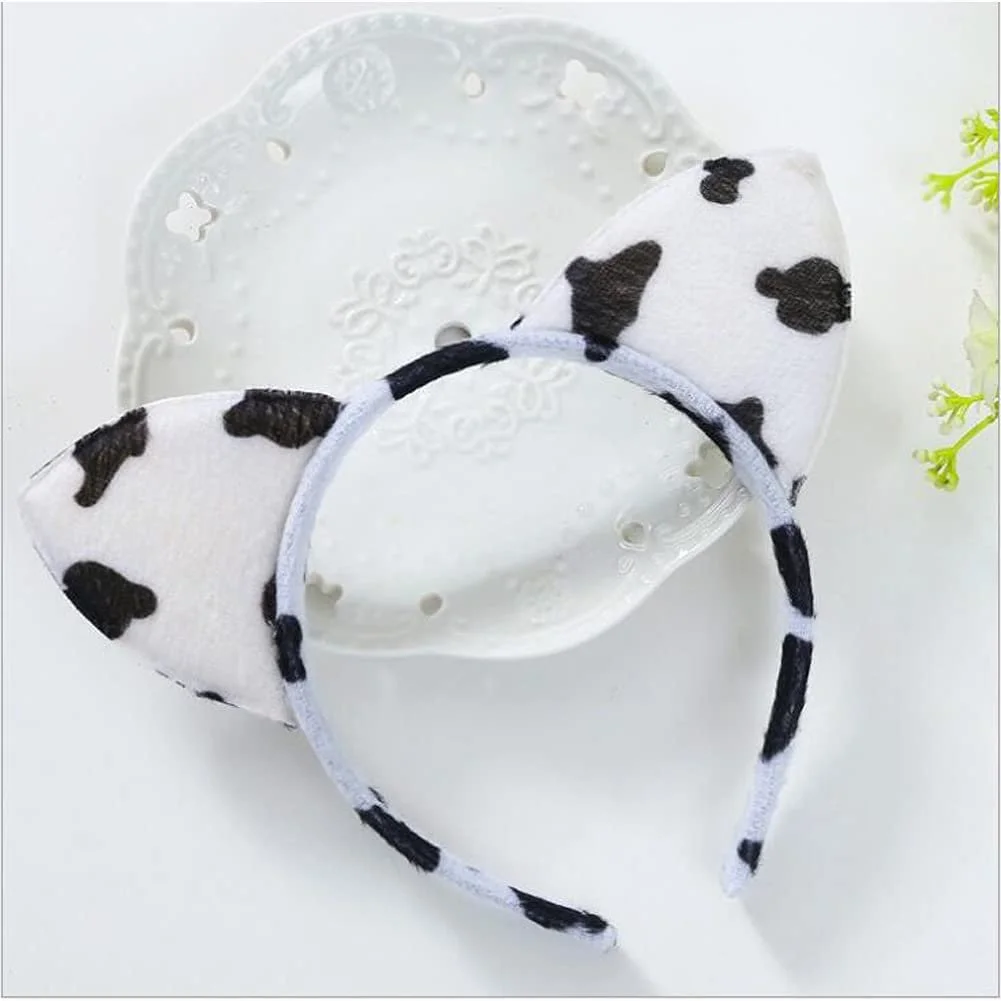 Набір з 3 плюшевих обручів на голову з котячими вушками, фото №7