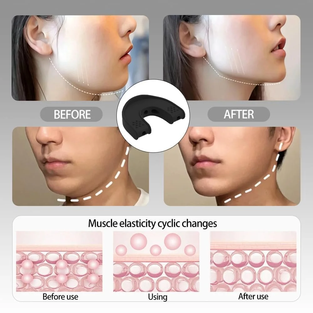 Тренажер для щелепи GSCRE, набір з 3 штук для чоловіків та жінок, фото №4