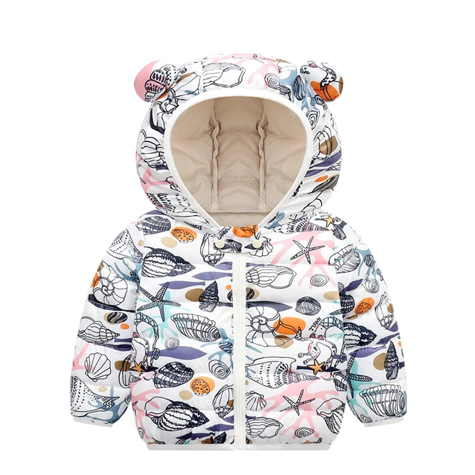 Легкая стеганая куртка MNSWR, зимняя детская верхняя одежда с принтом, мультяшная куртка-пальто с капюшоном для мальчиков, фото №3 Легкая стеганая куртка MNSWR, зимняя детская верхняя одежда с принтом, мультяшная куртка-пальто с капюшоном для мальчиков, фото №3