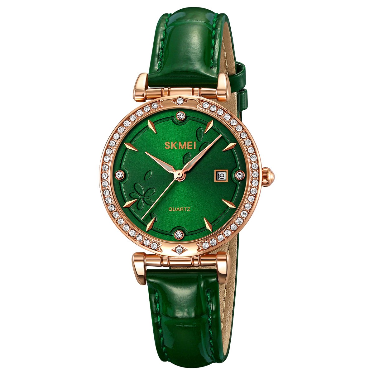 Годинник Skmei 2169 Rose Gold-Green, фото №1