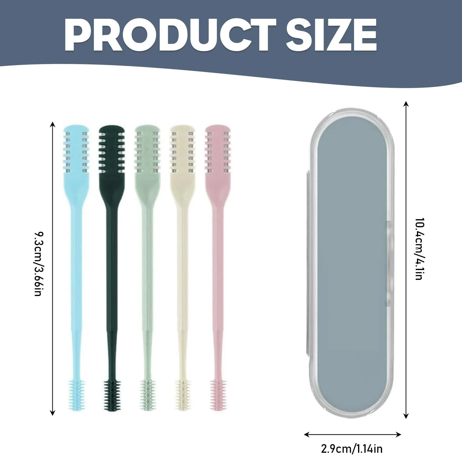 Набор SoeUyd 5 Нож для волос в носу 2-в-1 Двойной с двусторонним лезвием, фото №3