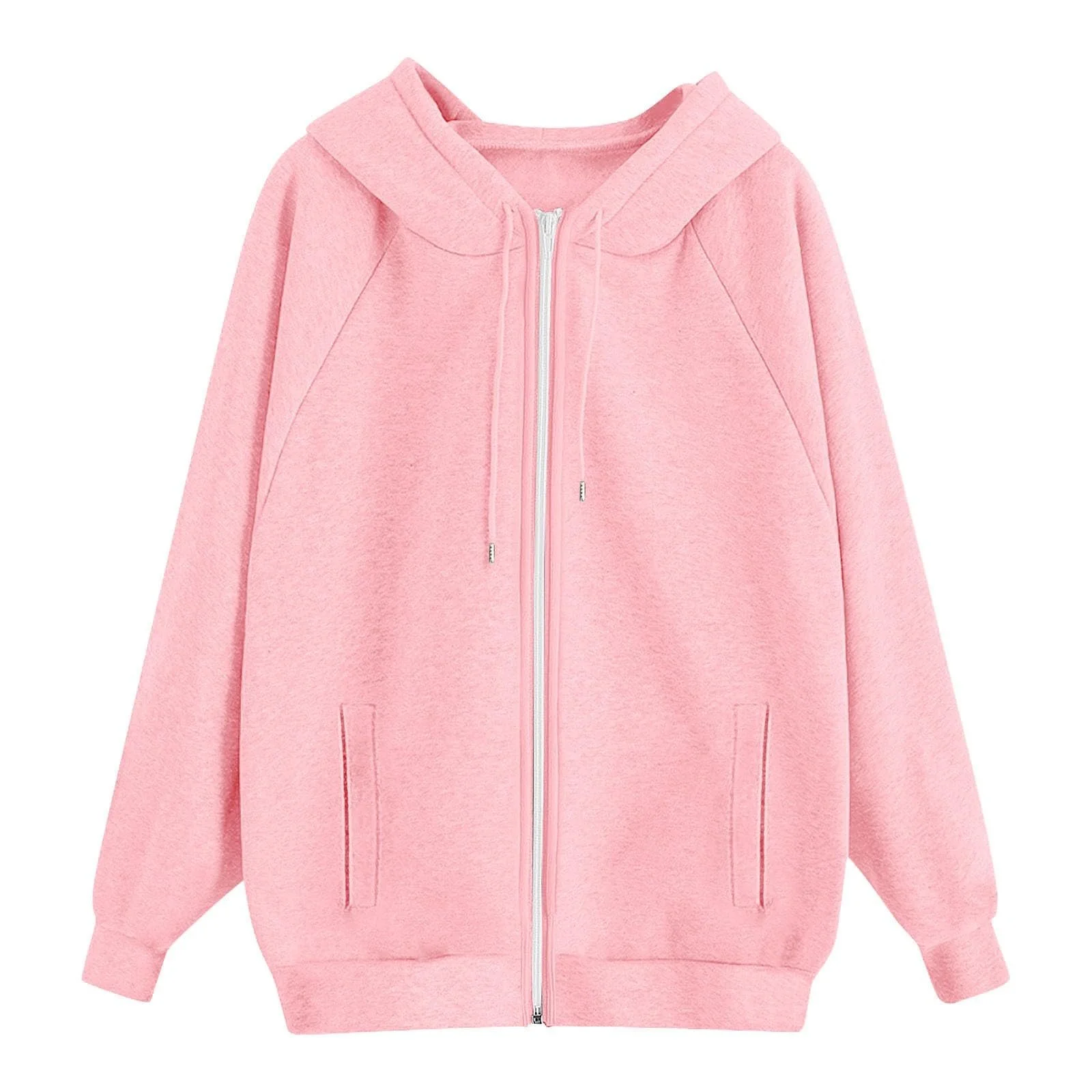 Жіноча толстовка Qixiu з капюшоном, светр оверсайз, фото №4