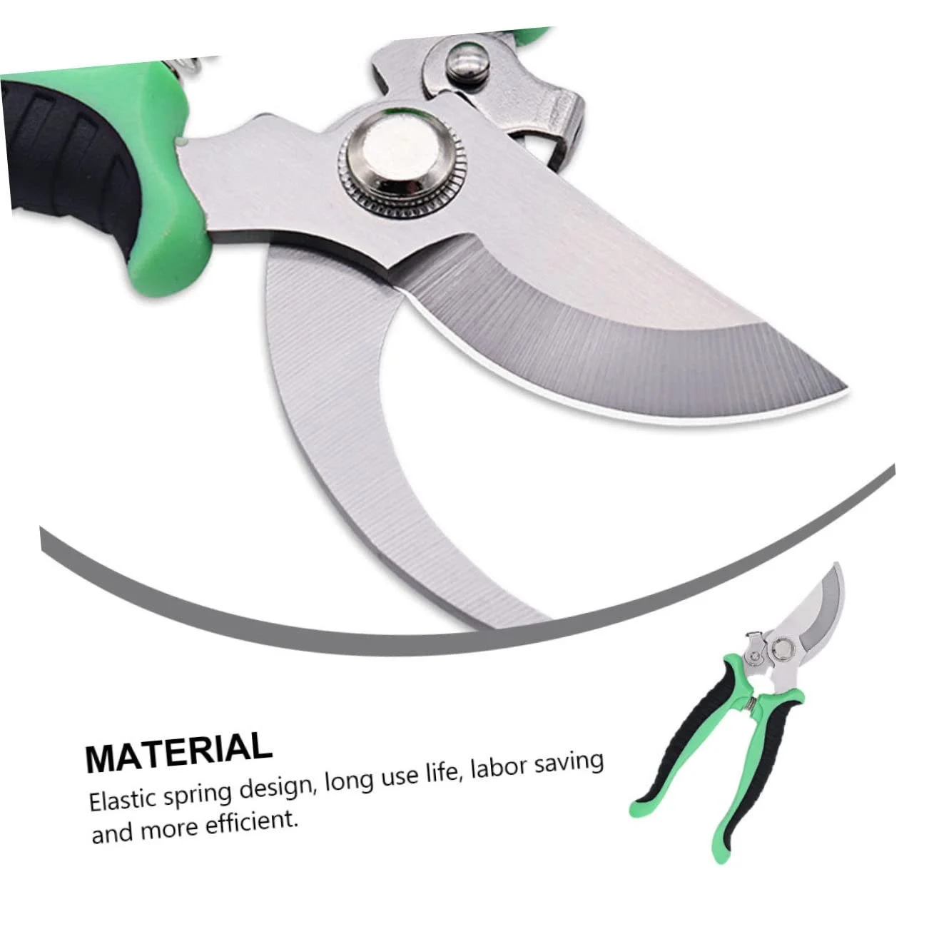 Садовий секатор Happyyami 1 шт. Green, фото №8