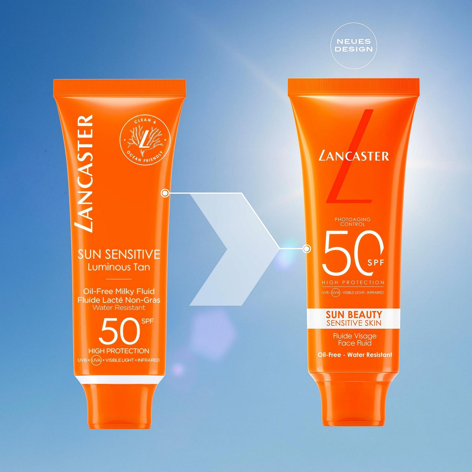 Сонцезахисний флюїд для обличчя Lancaster Sun Beauty Sensitive Skin SPF 50 50 мл, фото №7