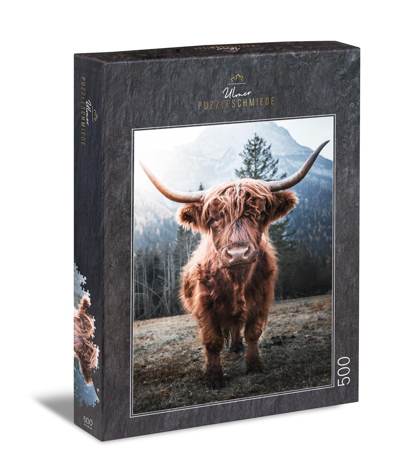 Пазл Ulmer Puzzleschmiede Highland Animal Highland Cattle 500 деталей, фото №1 Пазл Ulmer Puzzleschmiede Highland Animal Highland Cattle 500 деталей, фото №1