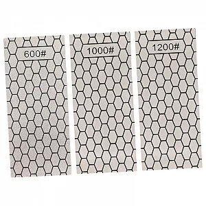 Алмазний точильний камінь Diamant 3 шт 600/1000/1200 грит з нековзною основою - Фото 1