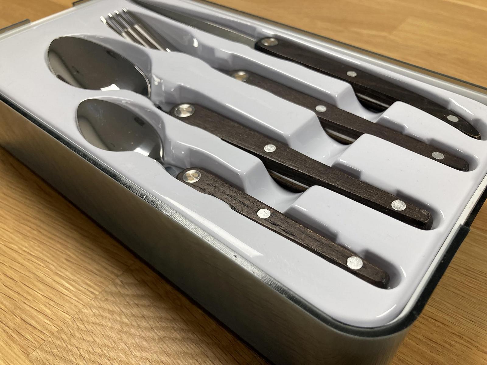 Набор столовых приборов Laguiole Evolution Sens Collection (Темное дерево) 16 предметов, фото №3 Набор столовых приборов Laguiole Evolution Sens Collection (Темное дерево) 16 предметов, фото №3