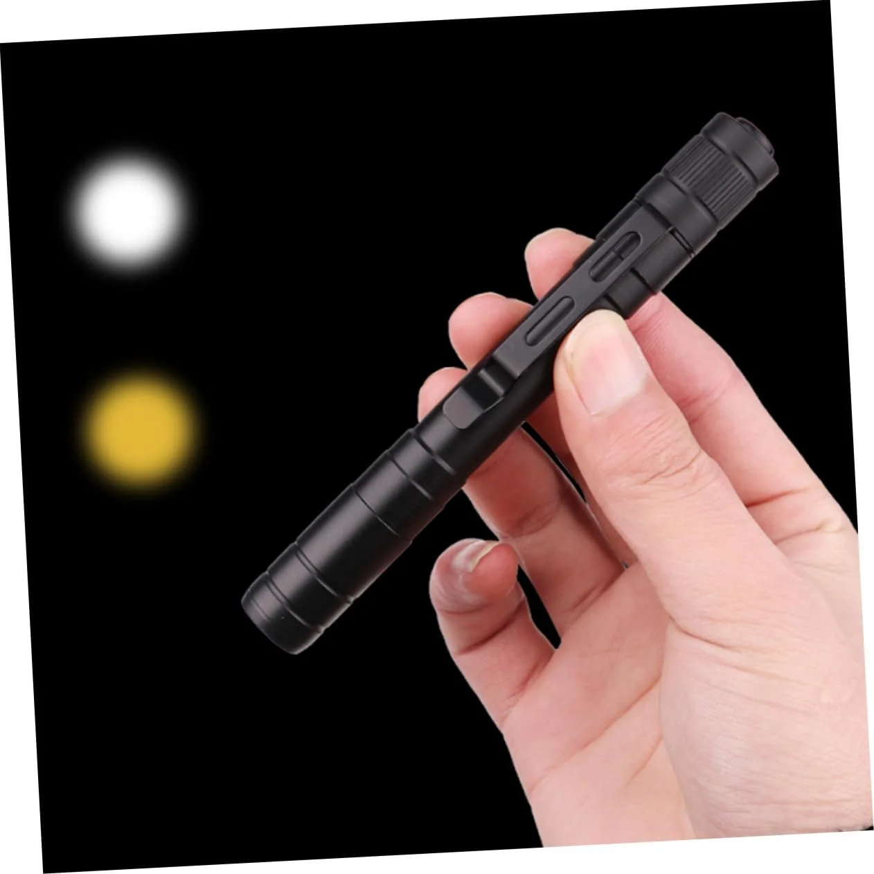 Ручний ліхтар HEMOTON Портативний Міні Жовтий Білий, фото №3