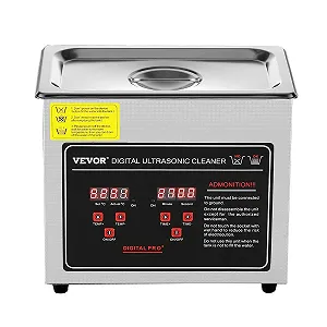 Ультразвуковий очисник Vevor Ultrasonic Cleaners 3L KZ-D3 Silver synthetic.ua - Фото 1