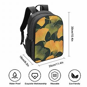 Шкільний рюкзак DPEOANEBN Leaf для хлопчиків і дівчаток, підлітків, водонепроникний, для жінок і чоловіків, шкільна сумка, рюкзак для ноутбука 40x28x16см synthetic.ua - Фото 1