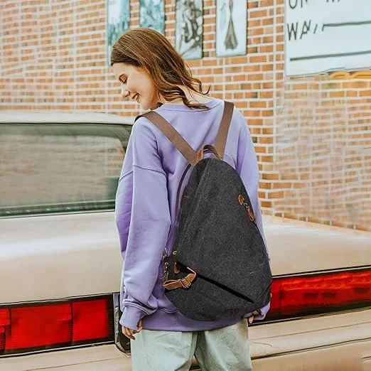 Ретро-рюкзак Canvas KL928, фото №2 Ретро-рюкзак Canvas KL928, фото №2