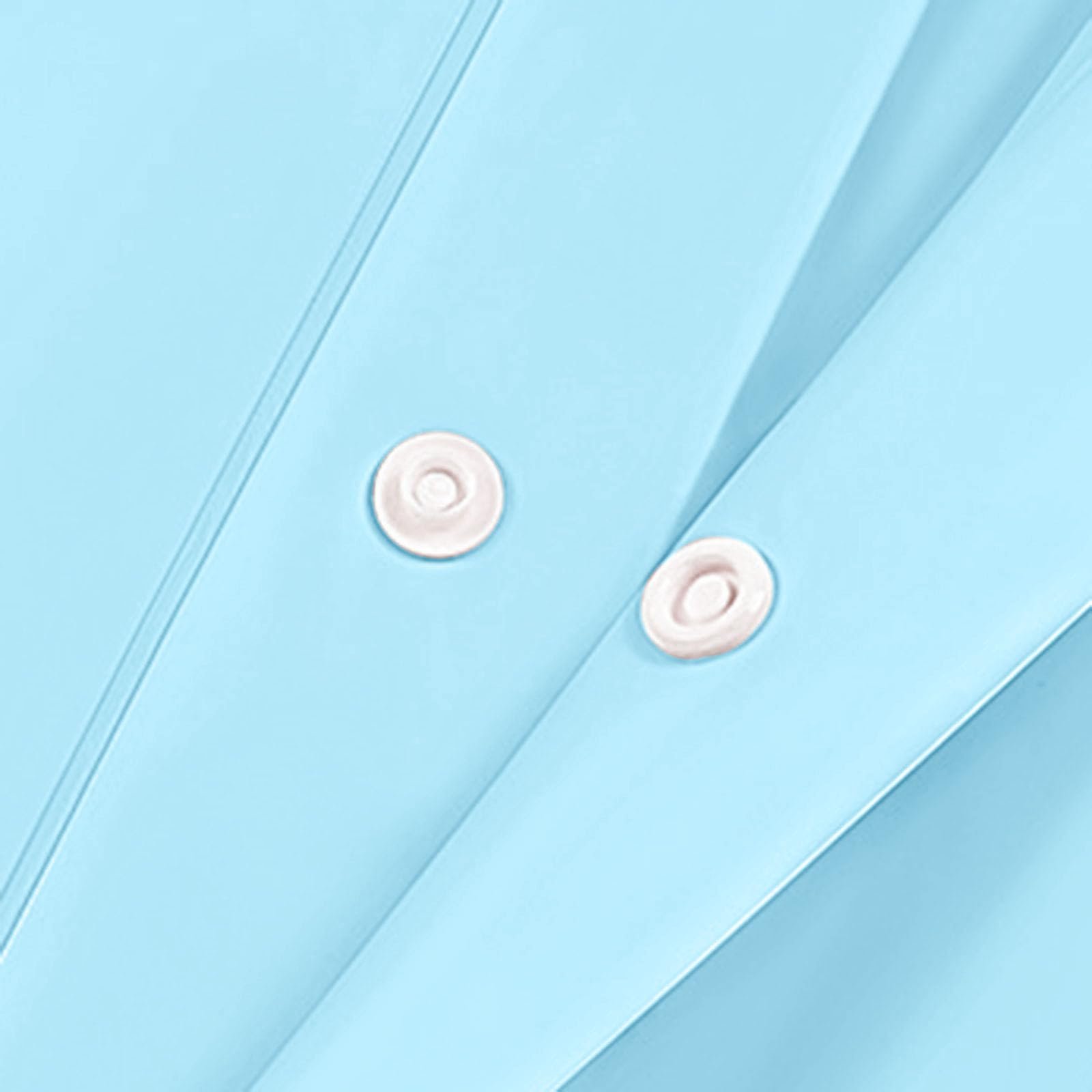 Дитячий дощовик для дівчаток та хлопчиків M, однотонний, водонепроникний, вітронепродувний, фото №4