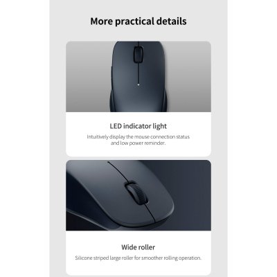 Мышка Xiaomi Dual-mode Wireless Mouse 2 Black (BHR8850GL) (1122318), фото №8 Мышка Xiaomi Dual-mode Wireless Mouse 2 Black (BHR8850GL) (1122318), фото №8