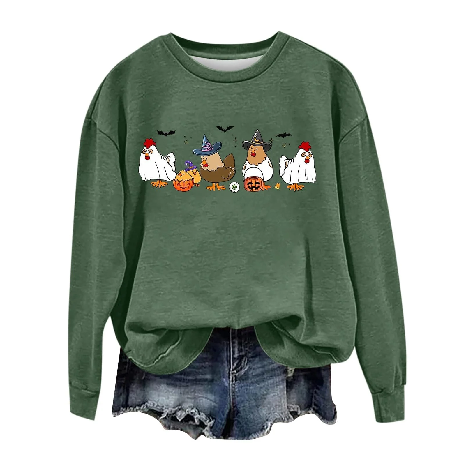 Свитшот Женский Pumpkin Geist Druck Halloween, S-XXL, фото №6 Свитшот Женский Pumpkin Geist Druck Halloween, S-XXL, фото №6