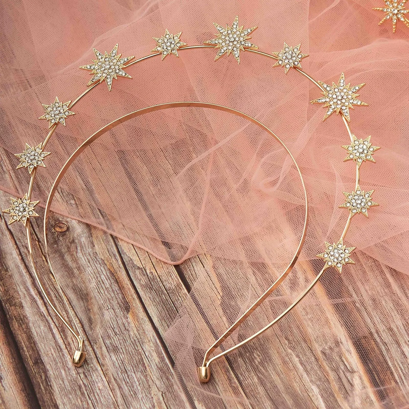 Обруч для волос Звезды Золотой, фото №3 Обруч для волос Звезды Золотой, фото №3