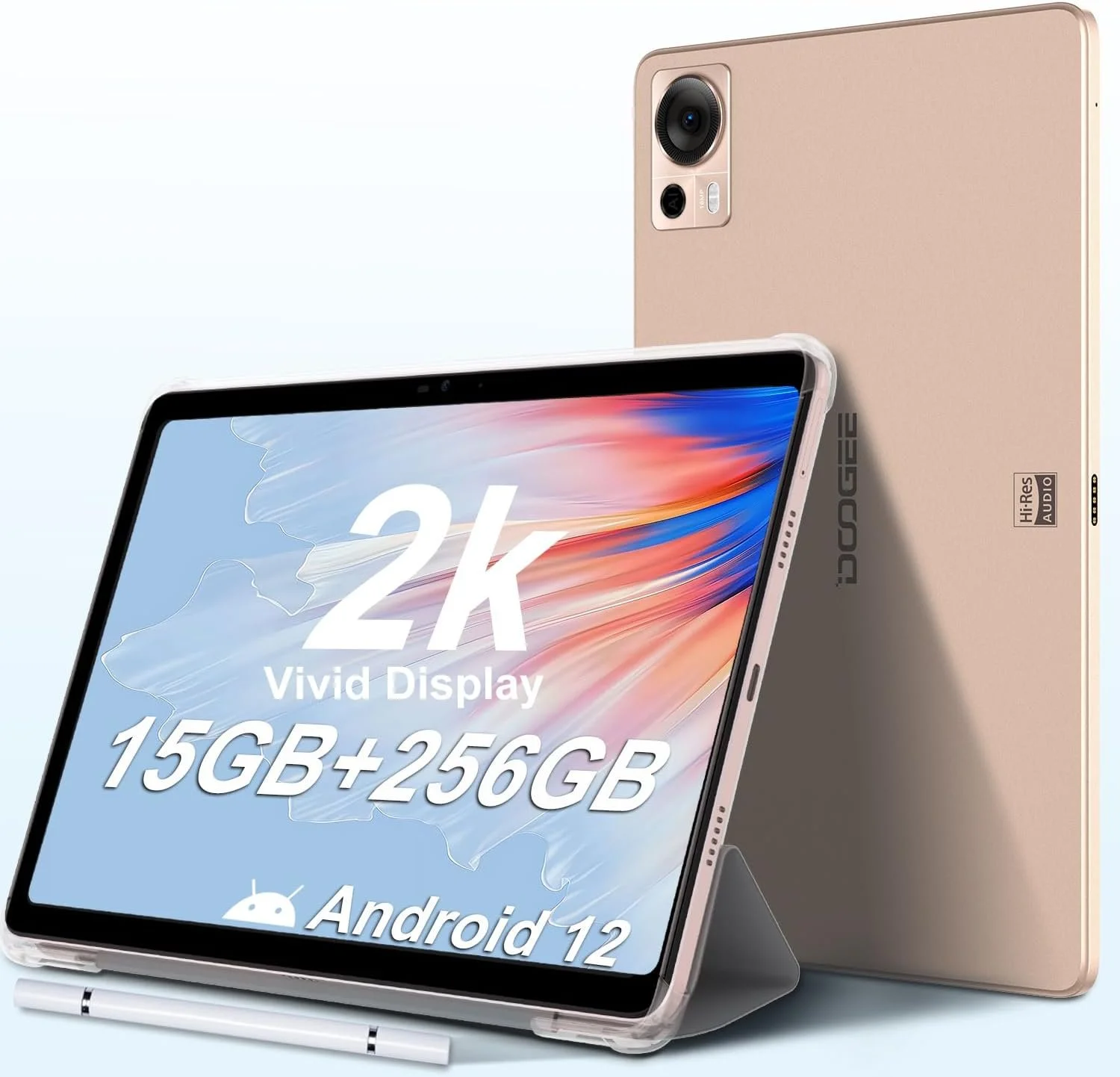 Планшет 10.1" Full HD DOOGEE T20 (8+7)/256ГБ 4G 2-SIM 8 ядер Android 12 8300 mAh Рожевий, фото №1