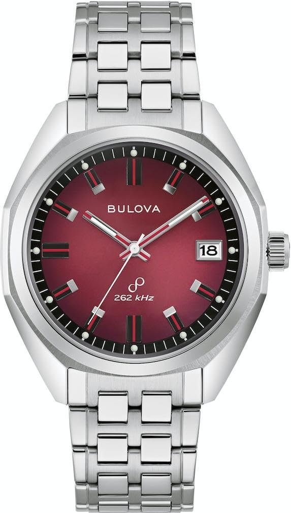 Аналоговий годинник Bulova Classic 96B401, сріблястий, спортивний, фото №1