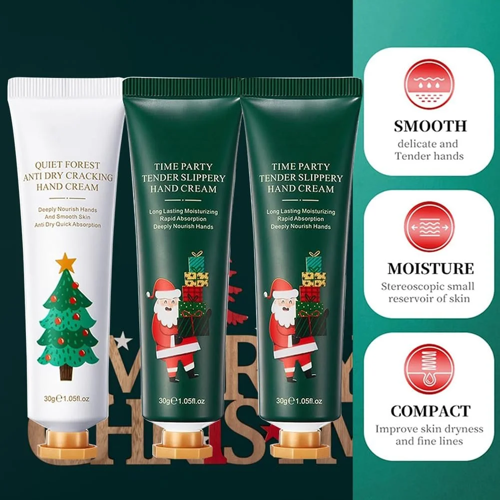 Крем для рук Набір з 5 штук Різдвяний крем для рук 30 г, фото №7 Крем для рук Набір з 5 штук Різдвяний крем для рук 30 г, фото №7