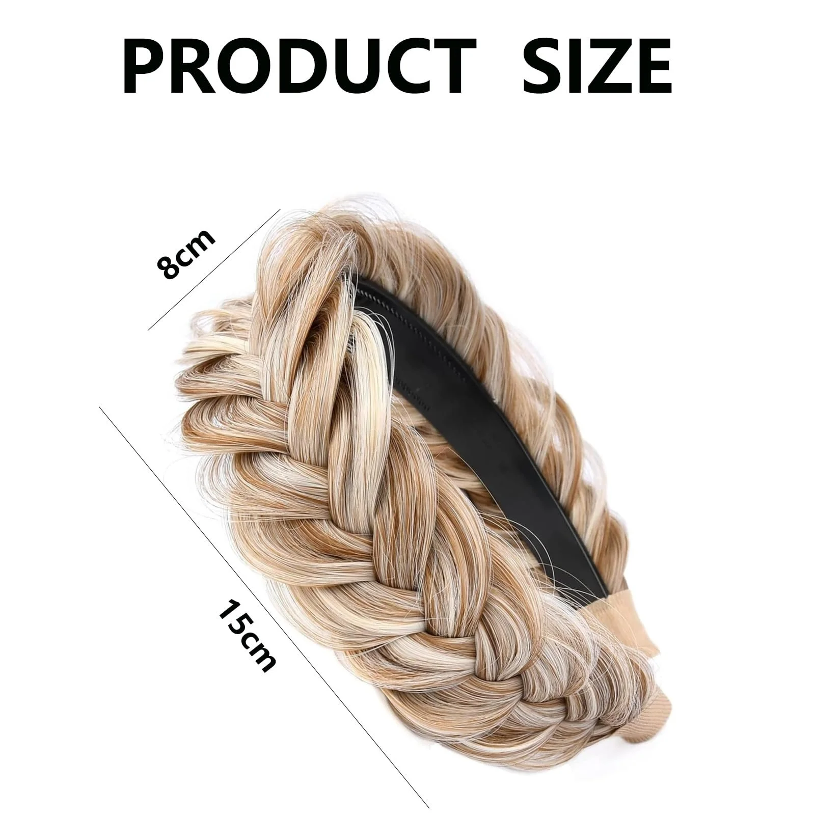 Плетеный обруч для волос, фото №5