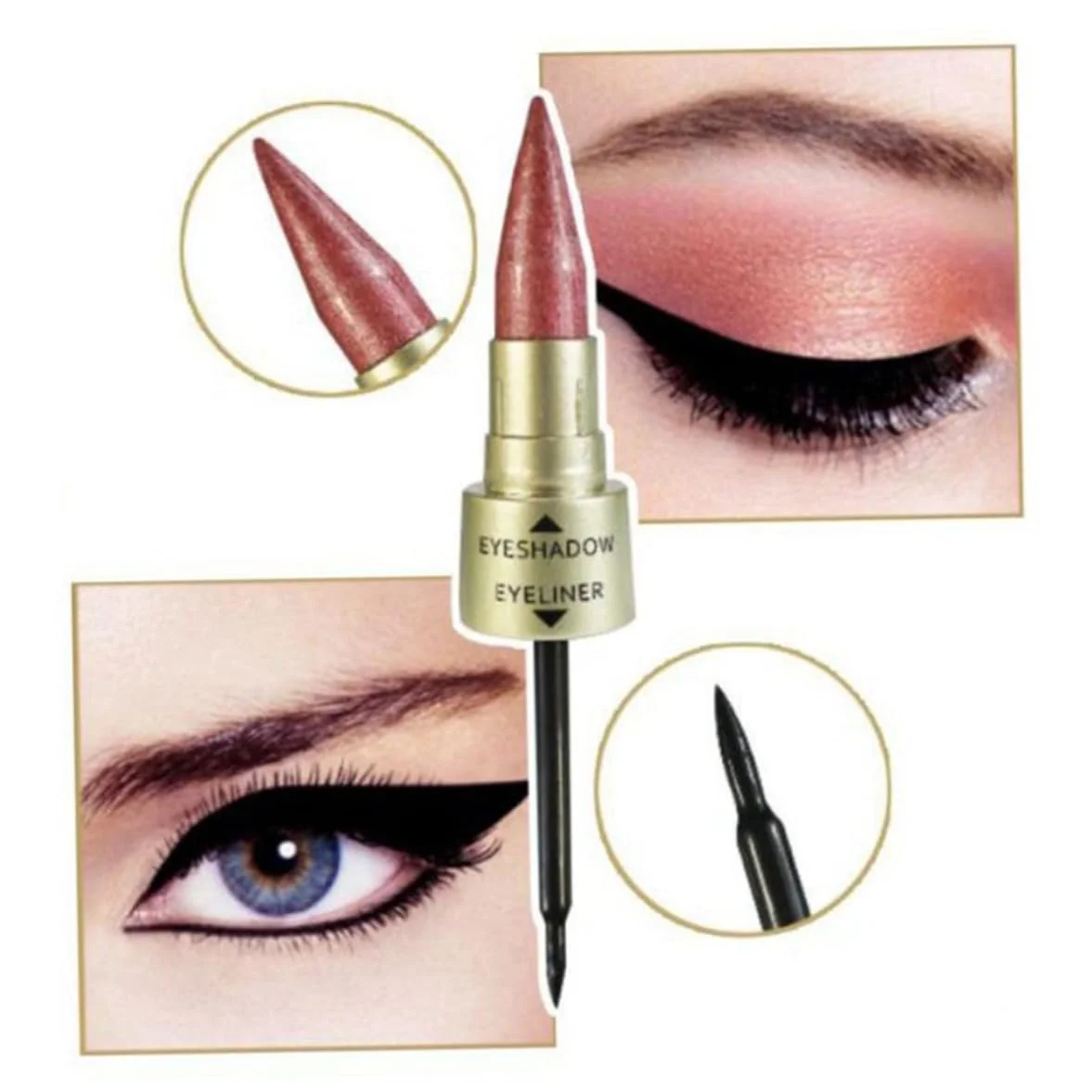 Карандаш для глаз 2 в 1 Двойная Головка, фото №7 Карандаш для глаз 2 в 1 Двойная Головка, фото №7