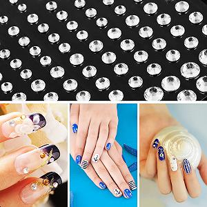 Стрази Самоклеючі cobee 2 листи з пінцетом synthetic.ua - Фото 1