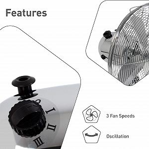 Вентилятор Suntec CoolBreeze 3000 Настольный 30 см хром synthetic.ua - Фото 1