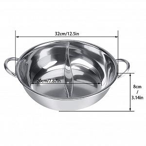Гарячий горщик Мандарин каструля Інструмент приготування супу з нержавіючої сталі подвійний гарячий горщик індукційна плита Шабу (32 см) ціна на synthetic.ua - Фото 1 Гарячий горщик Мандарин каструля Інструмент приготування супу з нержавіючої сталі подвійний гарячий горщик індукційна плита Шабу (32 см) synthetic.ua - Фото 1