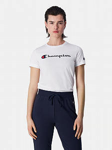 Футболка crewneck  117366-WW001 Champion Білий S - Фото 1