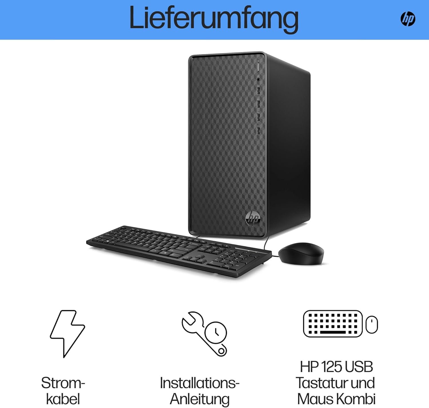 Компьютер HP M01-F3603ng / Intel Core i5-13400 / RAM 16GB / SSD 512GB / HDMI / LAN / Wi-Fi 5 / Bluetooth 5.2 / Windows 11 / Черный, фото №8