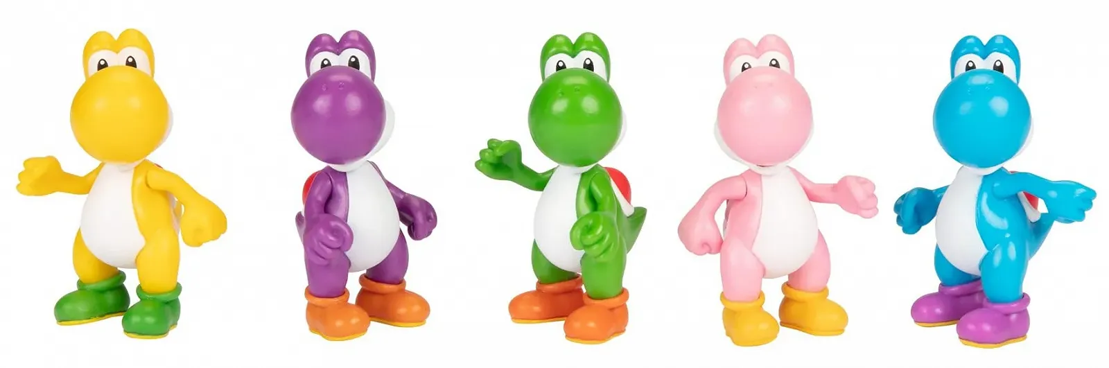 Набір фігурок Nintendo Yoshi / 5 штук / 6,5 см, фото №6 Набір фігурок Nintendo Yoshi / 5 штук / 6,5 см, фото №6
