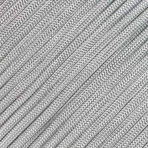 Паракорд West Coast Paracord Typ III 550 Premium, 30 м, нейлон, 7 нитей, серебристо-серый, фото №1