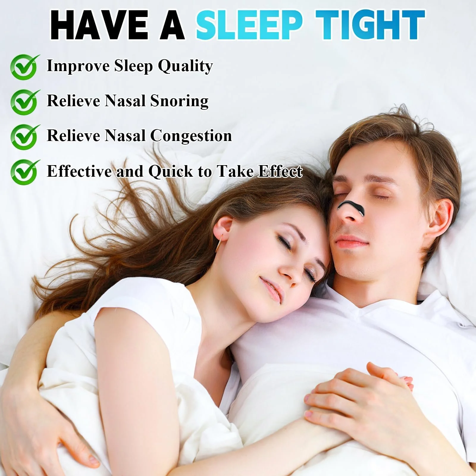 Магнитные носовые пластыри, упаковка 60 шт, полоски от храпа, магнитные дышащие носовые., фото №2