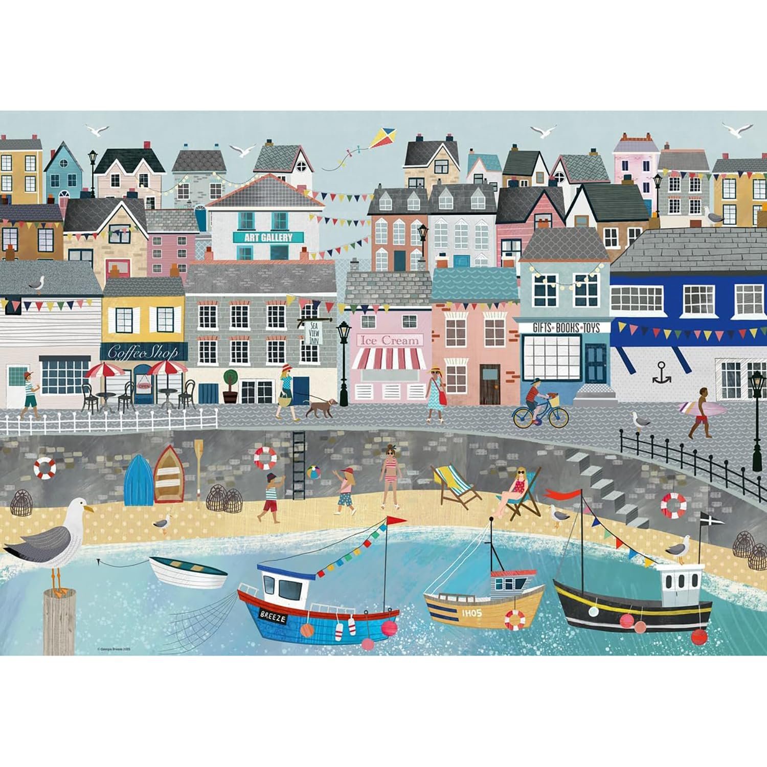 Пазл Ravensburger Coastal Harbour 1000 деталей 70 x 50 см, фото №2