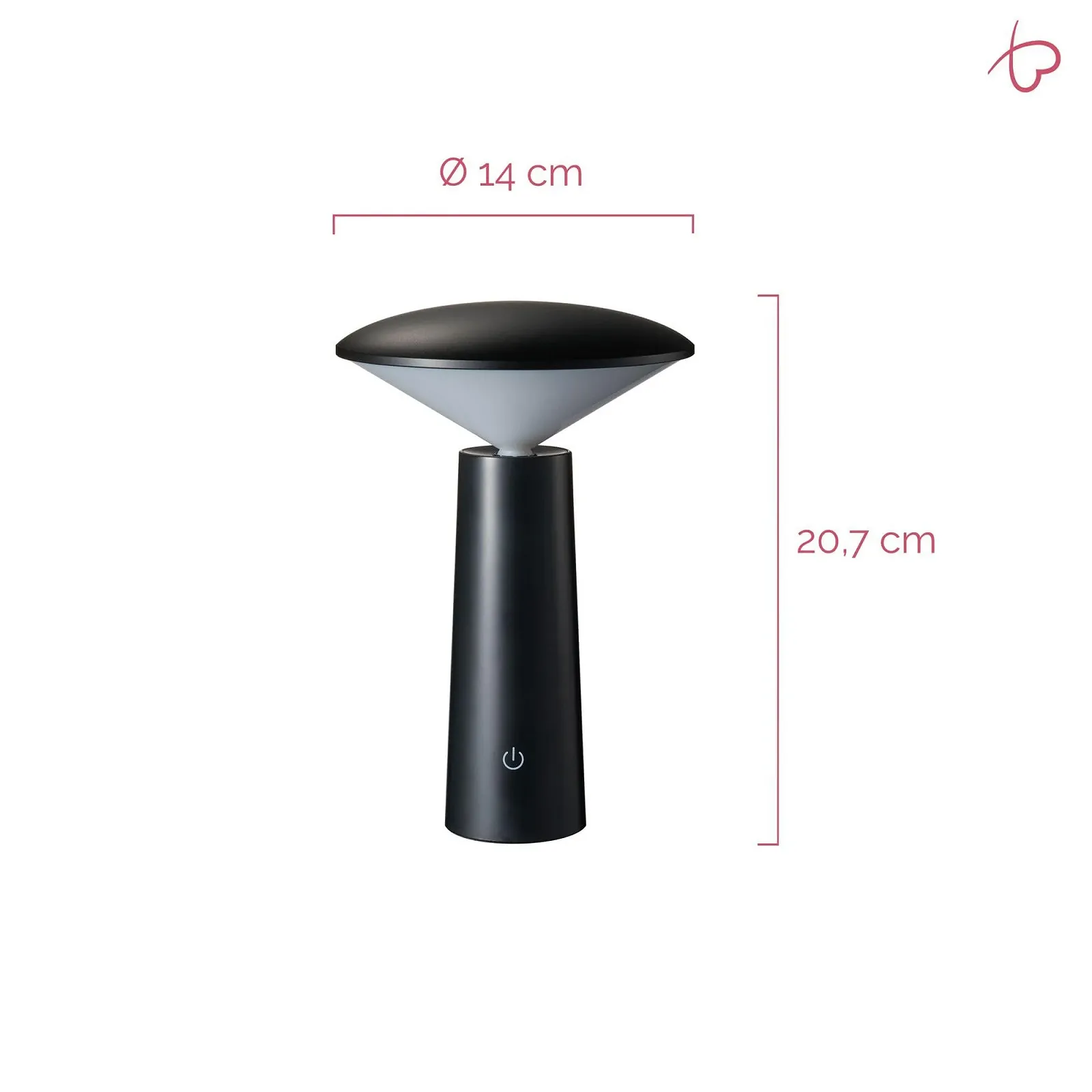 Настільна лампа Pauleen Adorable Shine 48338 Switch 150 лм 1.5 Вт Black White, фото №8