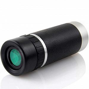 Монокуляр 6x21 Широкий Кут IPX-7 Наповнений Амміаком Водонепроникний Металевий Корпус HD Зелене Покриття synthetic.ua - Фото 1