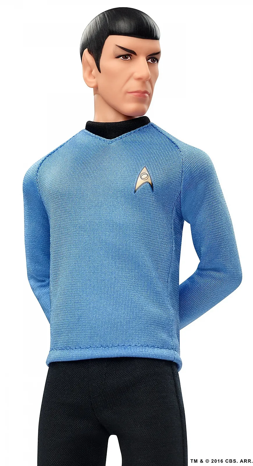 Лялька MATTEL BARBIE COLLECTOR STAR TREK 50TH ANNIVERSARY THE ORIGINAL SERIES BLACK LABEL SPOCK DGW68, фото №2